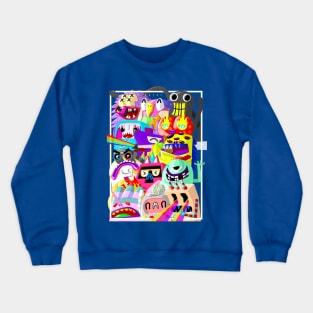 doodle mania melvin edition Crewneck Sweatshirt